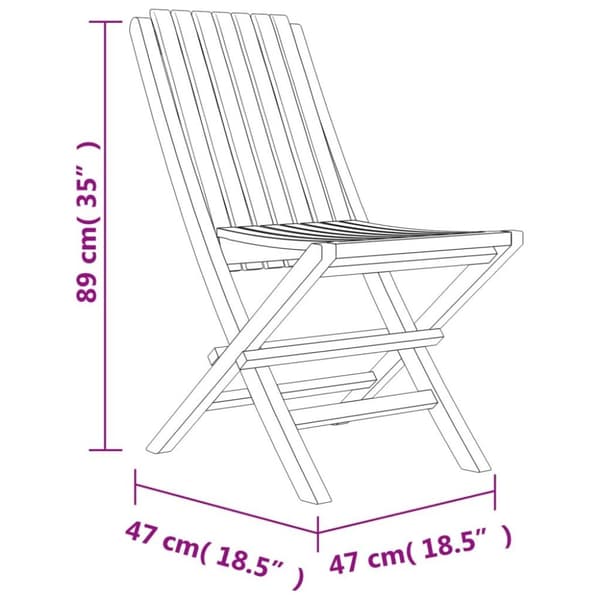 vidaXL Hagespisegruppe 5 deler heltre teak