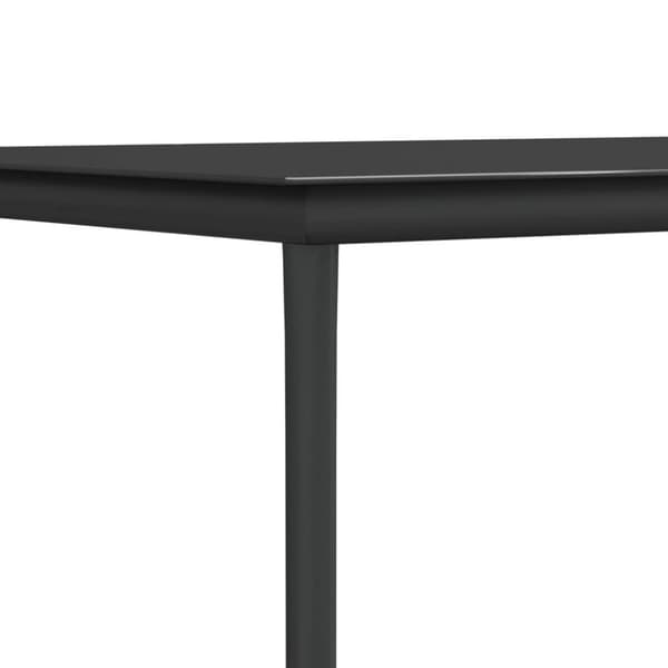 vidaXL spisebordssæt til haven 9 dele med hynder polyrattan og stål