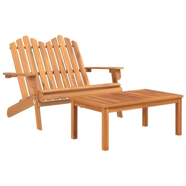 vidaXL Adirondack loungesett 4 deler heltre akasie