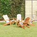 Miniatyrbillede 2 af 9: vidaXL Adirondack-loungesæt til haven 5 dele massivt akacietræ