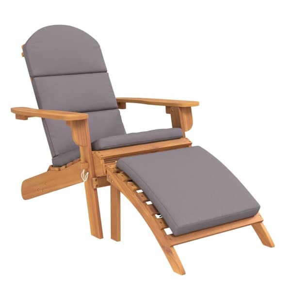 vidaXL Adirondack-loungesæt til haven 3 dele massivt akacietræ
