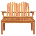 Miniatyrbillede 3 af 9: vidaXL Adirondack-loungesæt til haven 2 dele massivt akacietræ
