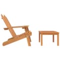 Miniatyrbillede 4 af 9: vidaXL Adirondack-loungesæt til haven 2 dele massivt akacietræ