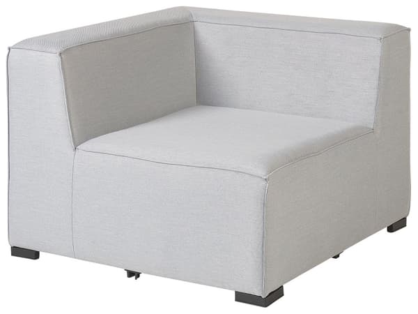 Loungesæt Grå Polyester 7 Personers Moderne Udendørs Modulsofa med Skammel Vandafvisende Havesofa Udendørs Lounge Hjørnesofa