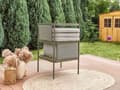 Miniatyrbilde 4 av 11: Konvertibel sofagruppe Grønn Aluminium 2-seter Puter Salongbord Moderne Utendørs Hagemøbler