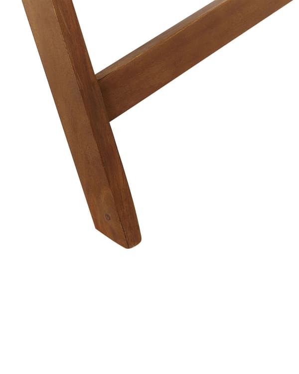 Trädgårdsstol Mörkt Akaciaträ Justerbar Hopfällbar Modern Design Utomhus Trädgård