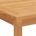 Miniatyrbillede 10 af 11: vidaXL Matgrupp för trädgården 7 delar massiv teak