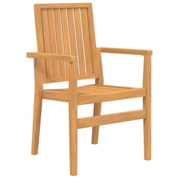 vidaXL Hagespisegruppe 5 deler heltre teak