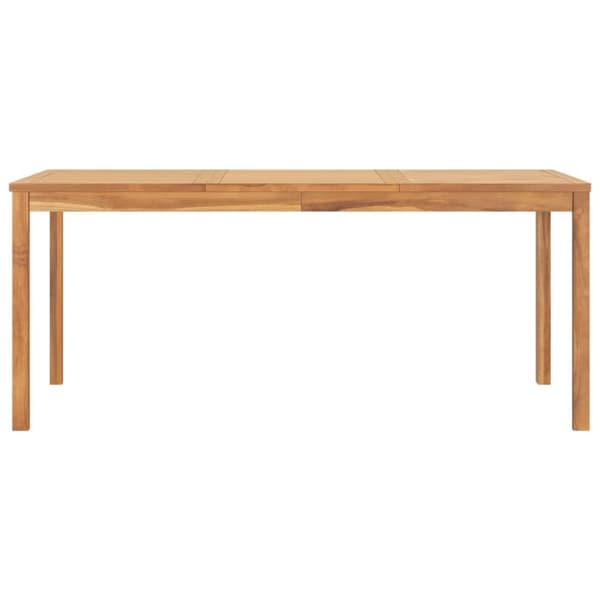 vidaXL Hagespisegruppe 5 deler heltre teak