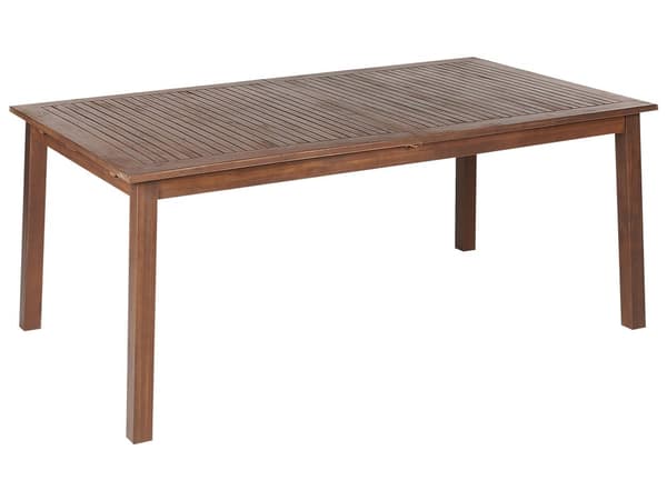 Hagespisesett spisegruppe Lyst akasietre Grå 1 bord 8 sammenleggbare stoler Hage Terrasse Utemøbler Tidløst design