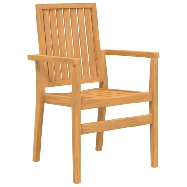vidaXL Hagespisegruppe 5 deler heltre teak