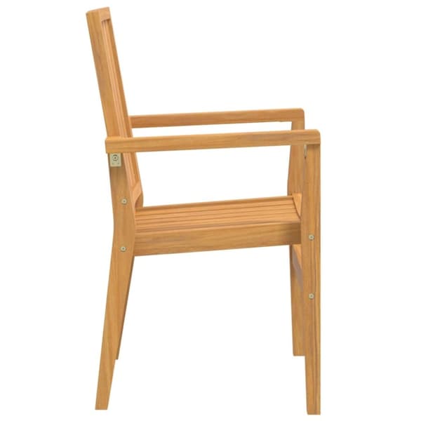 vidaXL Hagespisegruppe 5 deler heltre teak