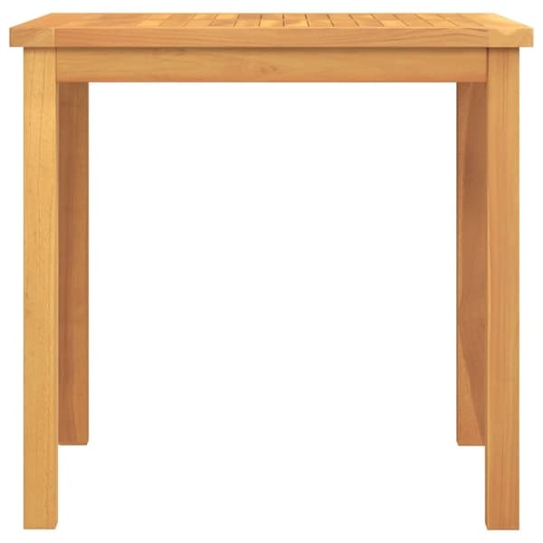 vidaXL Hagespisegruppe 5 deler heltre teak