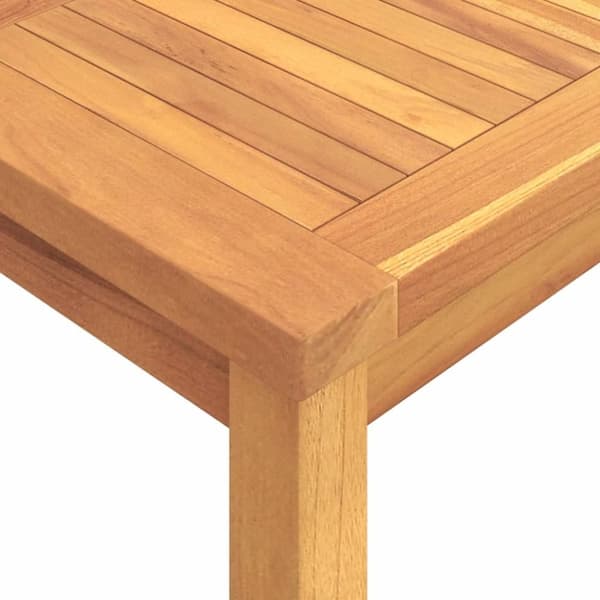 vidaXL Hagespisegruppe 5 deler heltre teak