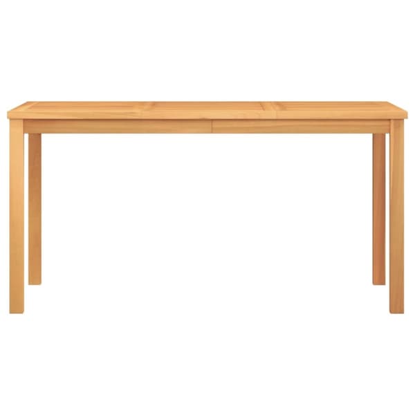 vidaXL Utendørs spisestue 7 deler heltre teak