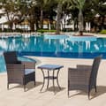 Miniatyrbillede 6 af 7: Rootz Havemøbler - Sidebord - Rattan Havesæt - Sofabord - Poly Rattan - Brun - 60 x 58,5 x 89,5 cm