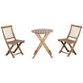 Miniatyrbild 1 av 7: Rootz Sittset - 3-delat Furuträdgårdsset - Bistrobordsset - 3-delat Sittset - 1 bord - 2 stolar - Furu - Naturlig