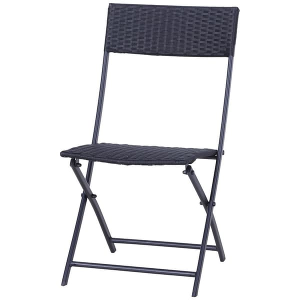 Rootz Havemøbelsæt - Sort - Metal, Pe, Polyrattan - 23,62 cm x 23,62 cm x 28,34 cm