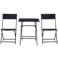 Miniatyrbillede 11 af 11: Rootz Havemøbelsæt - Sort - Metal, Pe, Polyrattan - 23,62 cm x 23,62 cm x 28,34 cm
