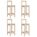 Miniatyrbilde 6 av 10: vidaXL Hagebarsett 5 deler heltre furu