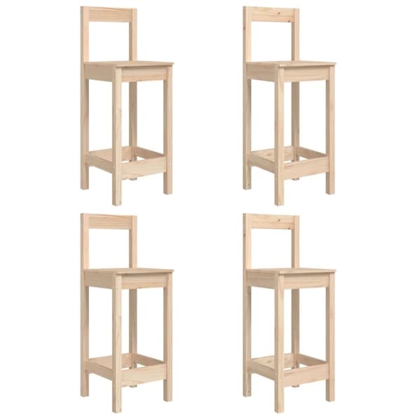 vidaXL Hagebarsett 5 deler heltre furu