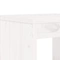 Miniatyrbilde 5 av 10: vidaXL Hagebarsett 5 deler hvit heltre furu