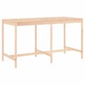 Miniatyrbilde 6 av 10: vidaXL Hagebarsett 9 deler heltre furu
