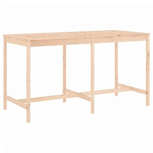 vidaXL Hagebarsett 9 deler heltre furu