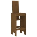 Miniatyrbilde 4 av 10: vidaXL Hagebarsett 9 deler honningbrun heltre furu