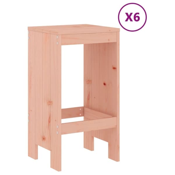 vidaXL Hagebarsett 7 deler heltre douglasgran