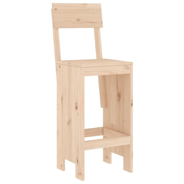 vidaXL Hagebarsett 5 deler heltre furu