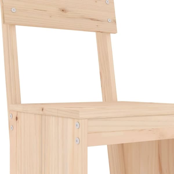 vidaXL Hagebarsett 5 deler heltre furu