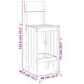 Miniatyrbilde 10 av 10: vidaXL Hagebarsett 9 deler honningbrun heltre furu