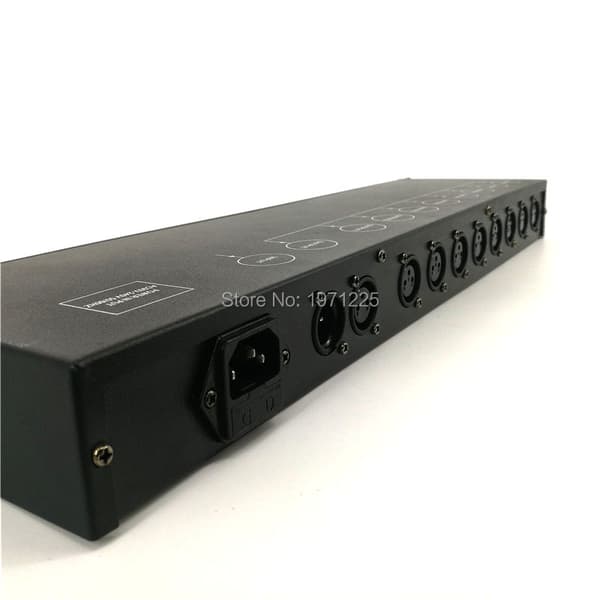 Scene Lys Kontroller, DMX512 Splitter, 8-vejs DMX Distributør