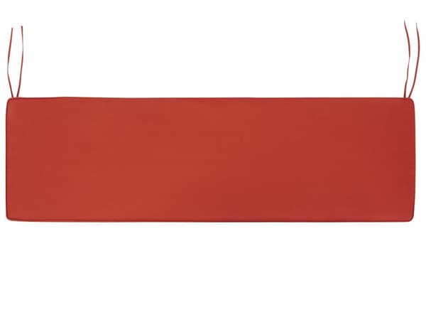 Sittdyna för utomhusbruk Röd Polyester Vattenavvisande Bänkdyna 45 x 148 cm Trädgård