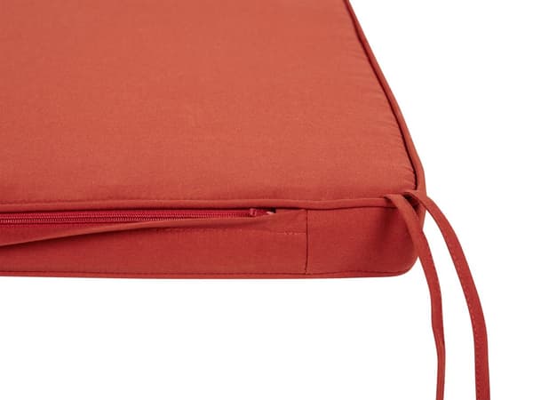 Sittdyna för utomhusbruk Röd Polyester Vattenavvisande Bänkdyna 45 x 148 cm Trädgård