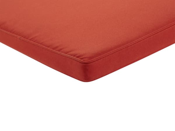 Sittdyna för utomhusbruk Röd Polyester Vattenavvisande Bänkdyna 45 x 148 cm Trädgård