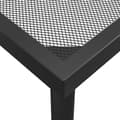 Miniatyrbilde 8 av 10: vidaXL Utendørs spisestue 9 deler antrasitt metallnetting