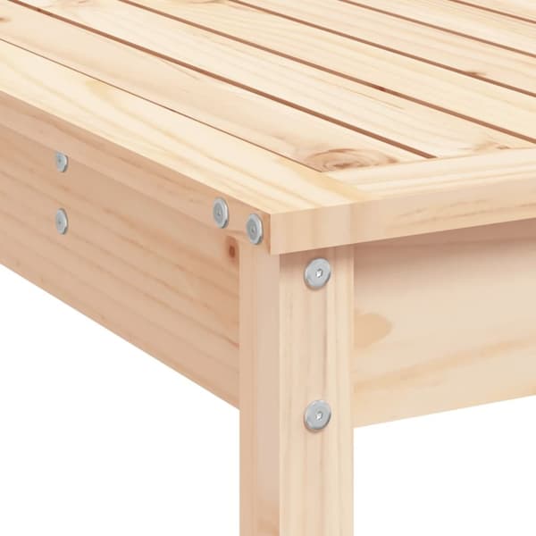 vidaXL Hagebarsett 3 deler heltre furu