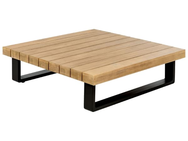 Hagesett med Hjørnesofa Off-White lyst tre 5-seters nedsenket sete med salongbord