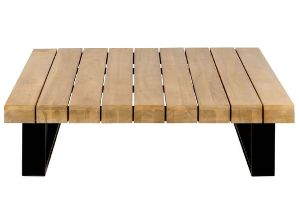 Hagesett med Hjørnesofa Off-White lyst tre 5-seters nedsenket sete med salongbord