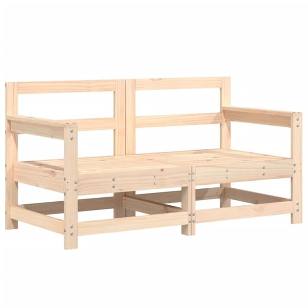 vidaXL Hagesofagruppe 6 deler heltre furu