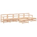 Miniatyrbilde 2 av 8: vidaXL Hagesofagruppe 7 deler heltre furu
