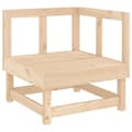 Miniatyrbilde 3 av 7: vidaXL Hagesofagruppe 7 deler heltre furu