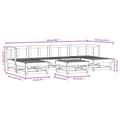Miniatyrbilde 7 av 7: vidaXL Hagesofagruppe 7 deler heltre furu