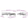 Miniatyrbilde 6 av 6: vidaXL Hagesofagruppe 6 deler heltre furu