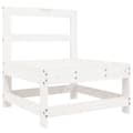 Miniatyrbilde 4 av 7: vidaXL Hagesofagruppe 7 deler hvit heltre furu