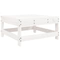 Miniatyrbilde 5 av 7: vidaXL Hagesofagruppe 7 deler hvit heltre furu