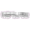 Miniatyrbilde 8 av 8: vidaXL Hagesofagruppe 7 deler hvit heltre furu