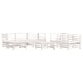 Miniatyrbilde 2 av 8: vidaXL Hagesofagruppe 7 deler hvit heltre furu